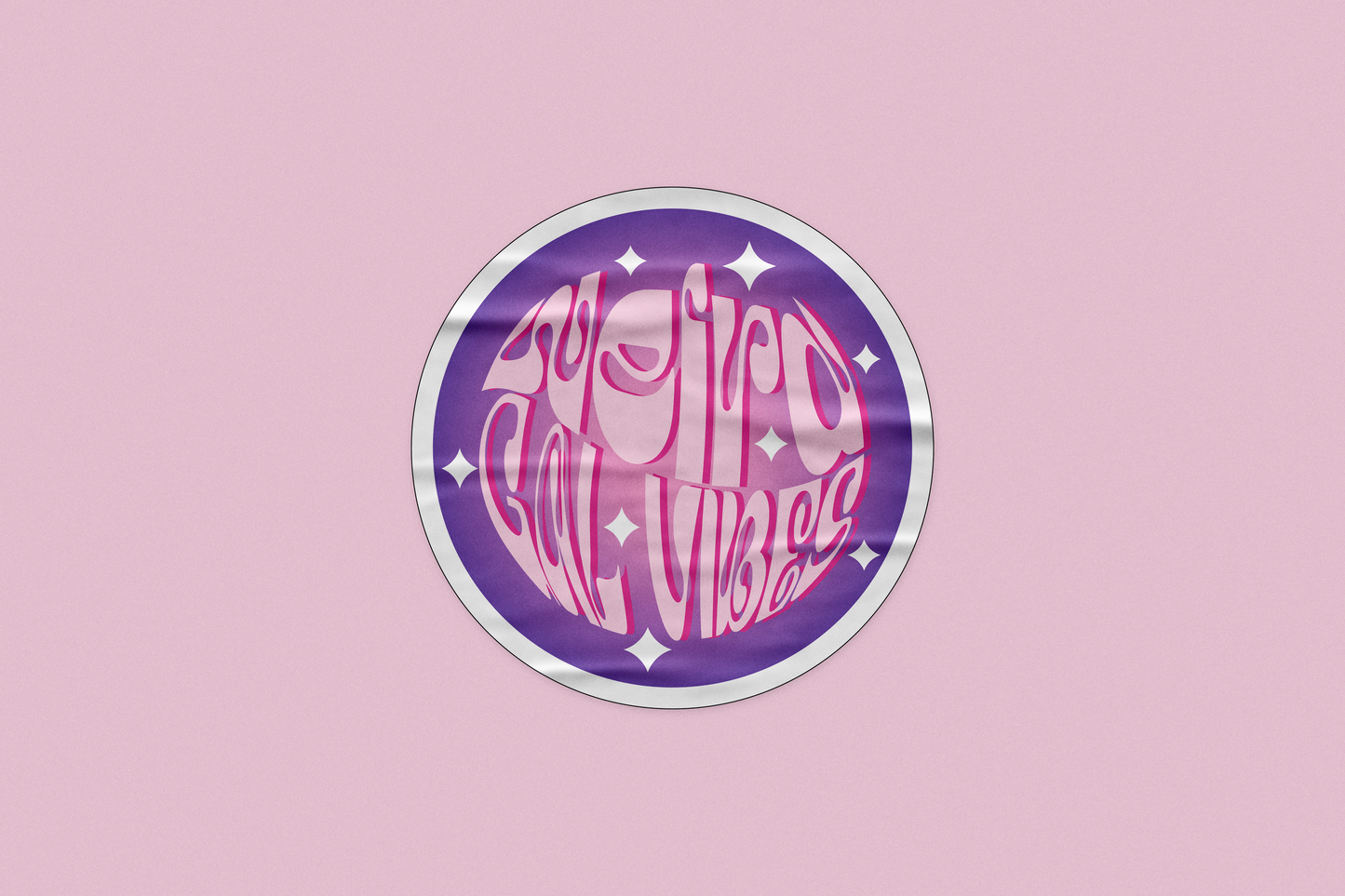 Weird Gal Vibes Stickers