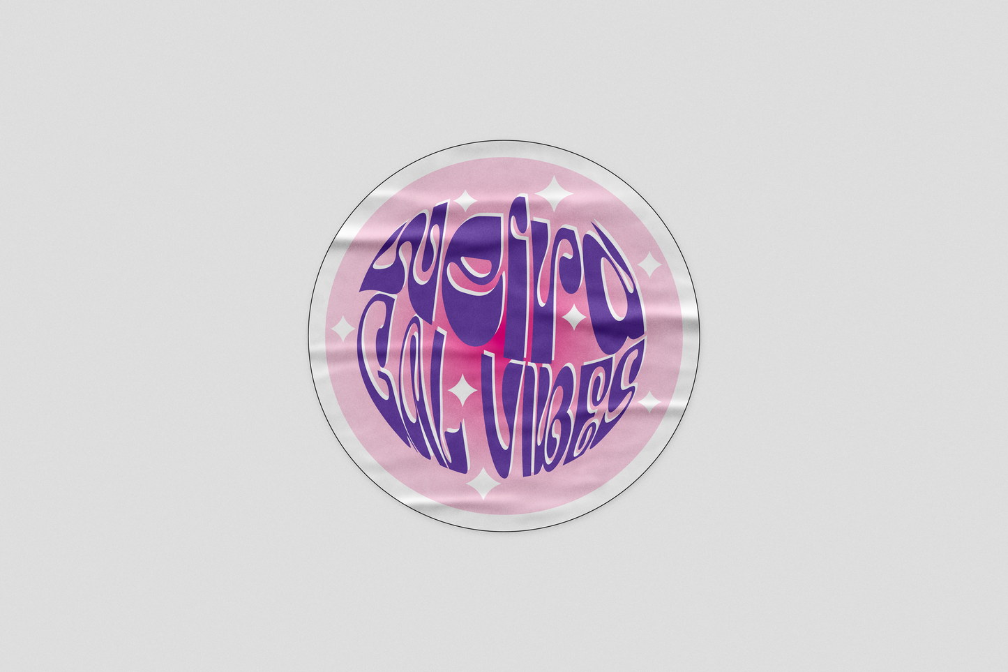 Weird Gal Vibes Stickers